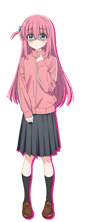 This is the Avatar Image for the hitori gotou (bocchi the rock) AI Voice and Text to Speech Generator